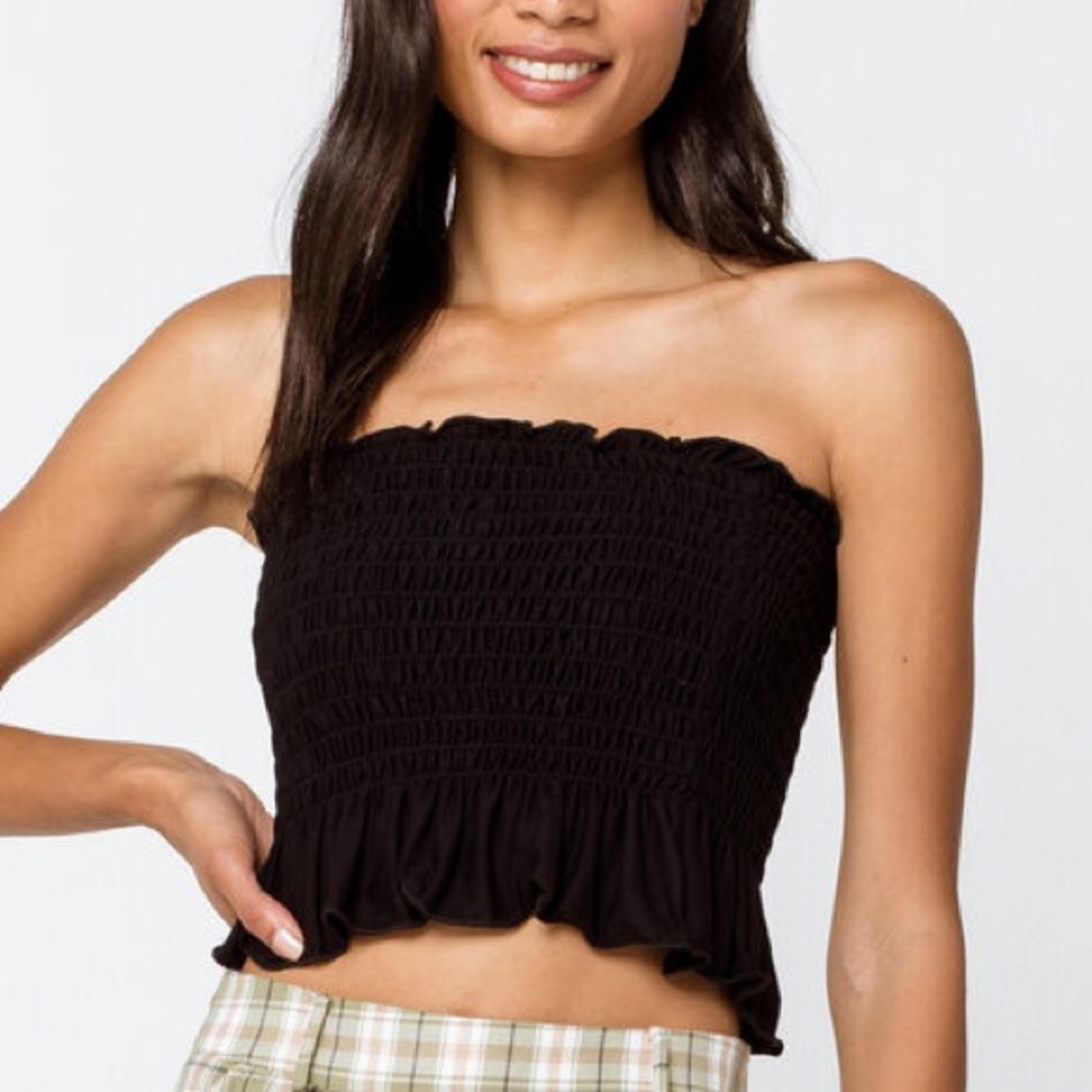 black tube top from tillys!